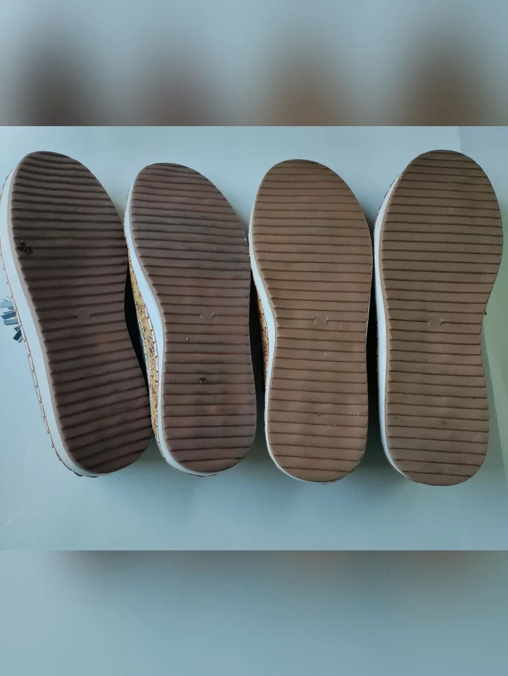 2 Pairs Women's Platform Tassel Slip-On Loafers Size 39-Comfortable Casual Shoes